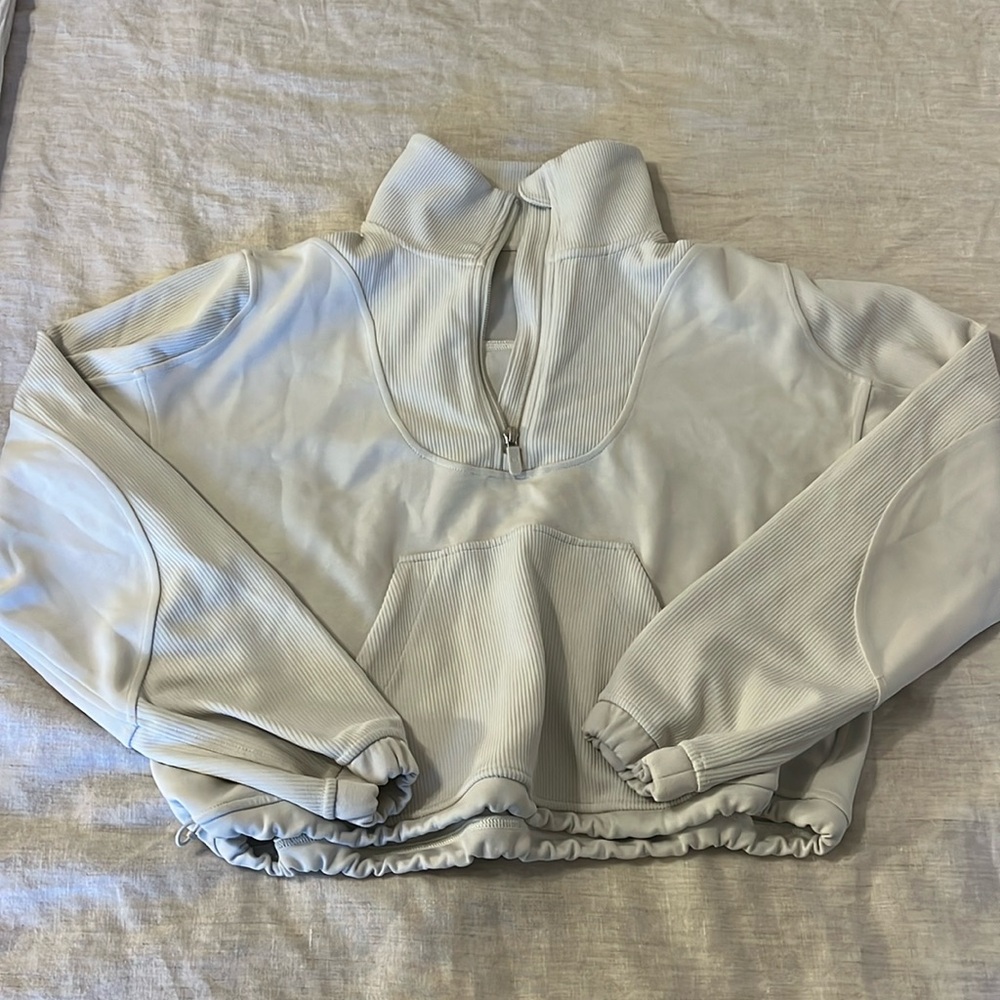 Lulu Lemon Brushed soft stream half zip